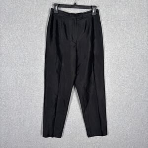 Vintage Rafaella Silk Pants 8 Pleated Trouser Petites Quiet‎ Formal Dressy Party